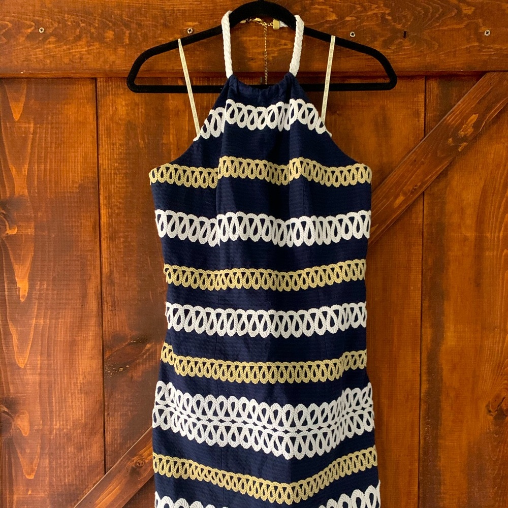 Lilly Pulitzer | Halter Neck Nautical Dress